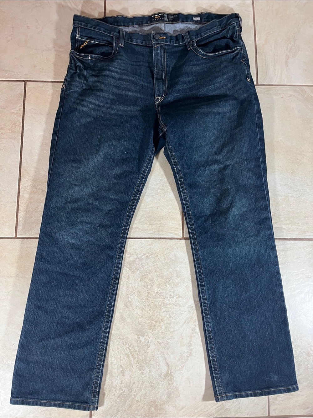 Ariat Men’s Straight-Leg Dark Indigo Jeans
